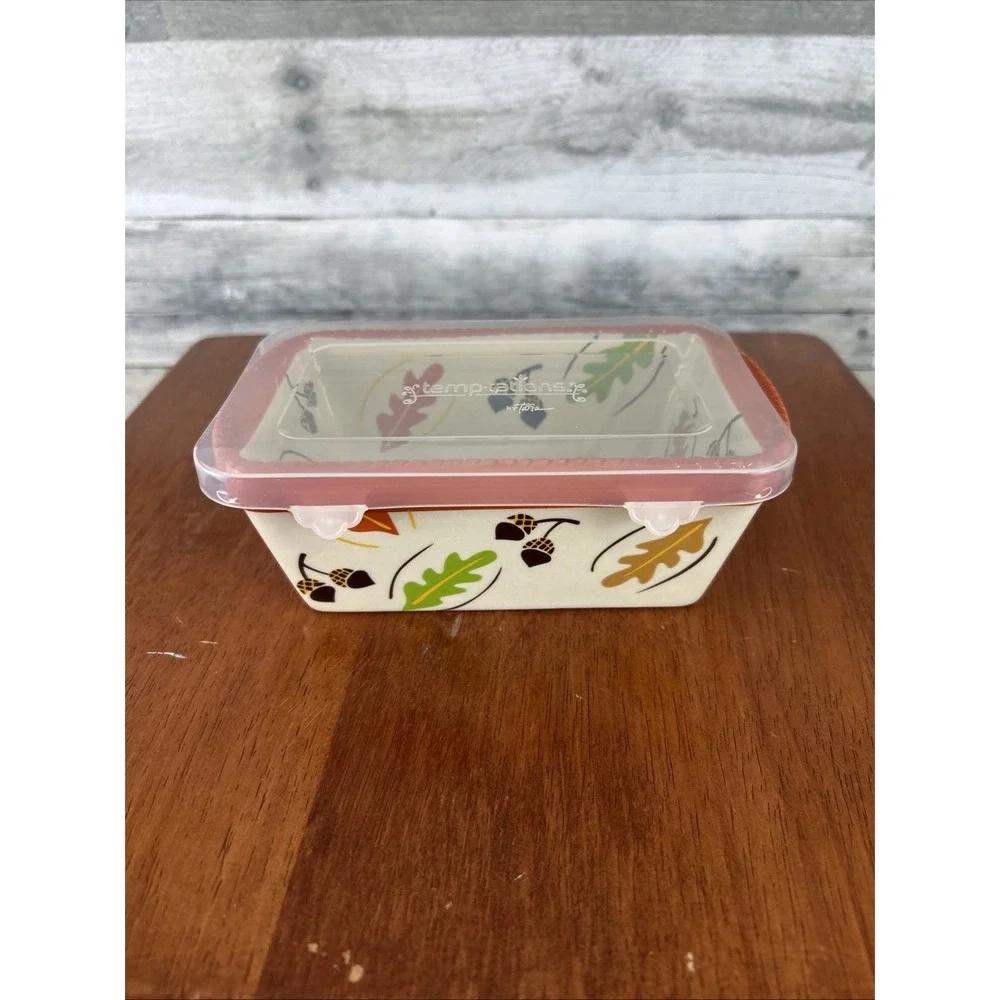 🔥 Temp-tations by Tara Bakeware Harvest Mini Loaf Pan 12 Oz. PPP HLD 973195